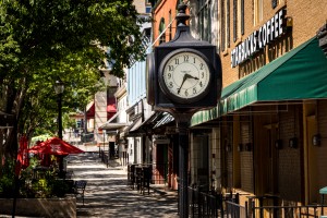 Clock in Downtown Athens GA 07104